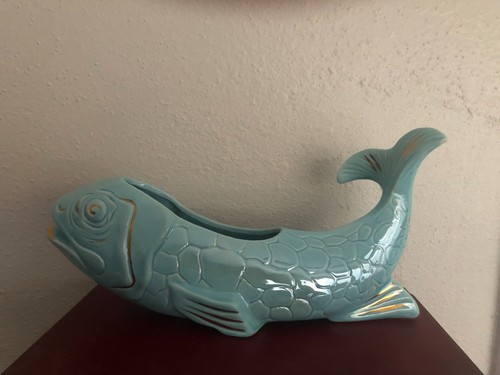 Vtg large blue - vtg, ceramic